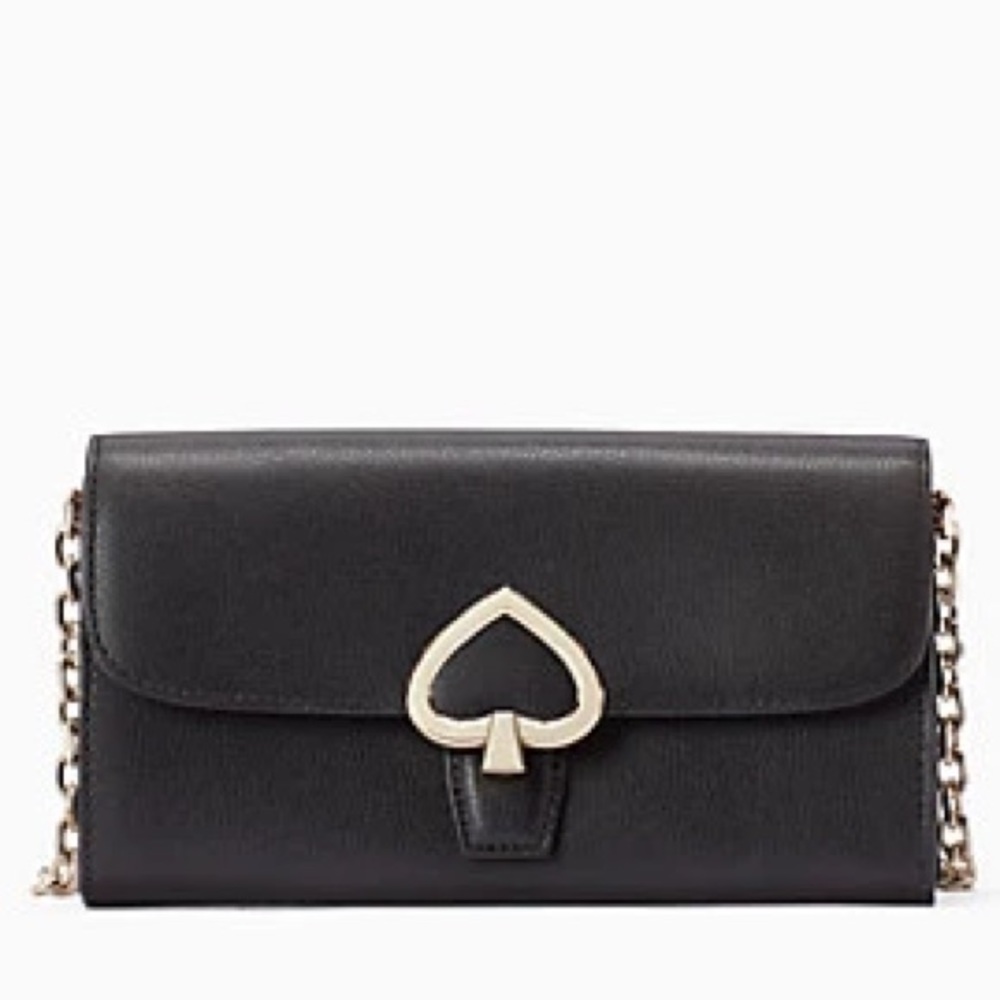 NWT Kate Spade Robyn Small Flap Chain Wallet